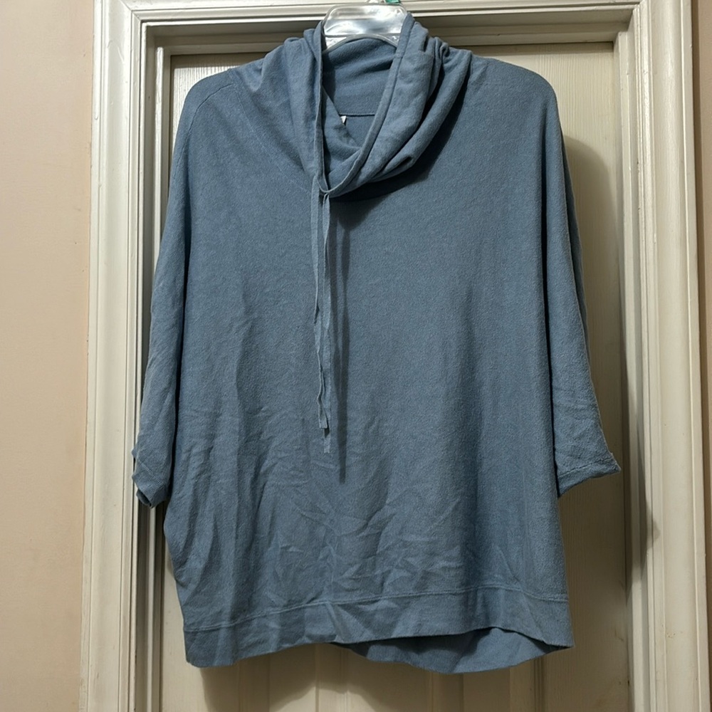 blue shrug/poncho